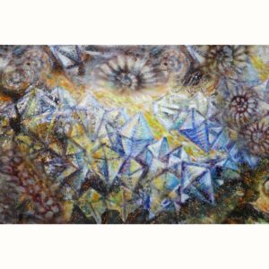 Kristalle + Ammoniten - Barbara Meisner 2022