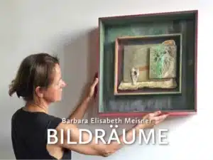 Leporello BILDRÄUME, 740 x 210 mm, Faltblatt gefalzt auf DIN A5, vertikaler Zickzackfalz, 10-seitig, 300g hochwertiger Qualitätsdruck matt