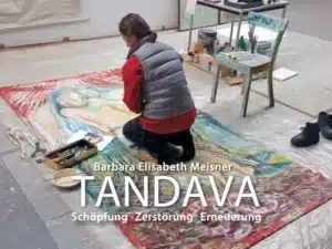 Leporello TANDAVA, 740 x 210 mm, Faltblatt gefalzt auf DIN A5, vertikaler Zickzackfalz, 10-seitig, 300g hochwertiger Qualitätsdruck matt