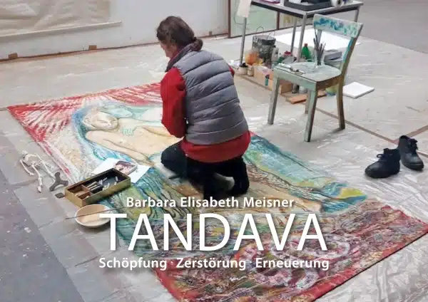 Leporello TANDAVA, 740 x 210 mm, Faltblatt gefalzt auf DIN A5, vertikaler Zickzackfalz, 10-seitig, 300g hochwertiger Qualitätsdruck matt