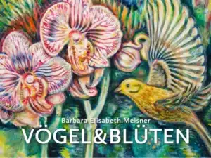 Leporello VÖGEL & BLÜTEN, 740 x 210 mm, Faltblatt gefalzt auf DIN A5, vertikaler Zickzackfalz, 10-seitig, 300g hochwertiger Qualitätsdruck matt