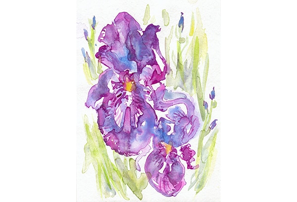 Original-Aquarell auf Aquarellpapier, 24 x 17 cm, Weißenbrunn/Franken 2025 Die Unikate sind auf der Rückseite datiert und signiert (ungerahmt / plus Verpackung und Ver-sand mit Sendungsnummer, Inland pauschal 10 Euro). Dieses Werk ist auch als Kunstdruck zu erwerben.