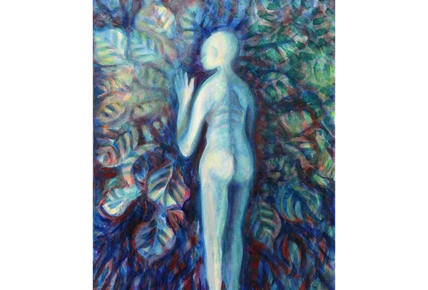 SEGNEN - Original-Ölbild 60 x 50 cm, 2022, Ölfarbe auf Leinwand