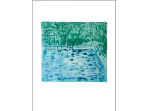 WEISSENBRUNNER BAD VON 1987 (AQUATINTA) - Hochwertige Kunstdrucke – eine wunderbare Alternative zum Original! Gedruckt auf archivfestem Büttenpapier oder Leinwand mit pigmentierten Tinten. Erhältlich in den Größen 18 x 24 cm, 30 x 40 cm, 50 x 60 cm oder in einer Größe/Ausschnitt deiner Wahl, rückseitig handsigniert und datiert, mit Künstlerstempel – in einer limitierten Auflage von sechs Exemplaren.