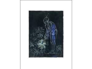 MONDDISTEL - Hochwertige Kunstdrucke – eine wunderbare Alternative zum Original! Gedruckt auf archivfestem Büttenpapier oder Leinwand mit pigmentierten Tinten. Erhältlich in den Größen 18 x 24 cm, 30 x 40 cm, 50 x 60 cm oder in einer Größe/Ausschnitt deiner Wahl, rückseitig handsigniert und datiert, mit Künstlerstempel – in einer limitierten Auflage von sechs Exemplaren.